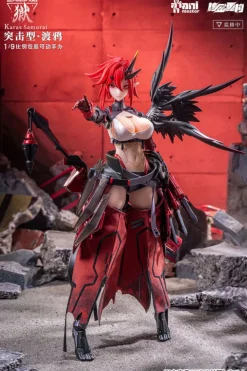 Animester WOLF-MASTIFF FORCE Karas Samurai 1/9 Seamless Action Figure JAPAN