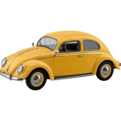 Aoshima RakuPla Snap Kit No.20-PY Volkswagen Beetle Postal Yellow 1/32 Model Kit