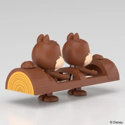 AOSHIMA Rakupura Tokotoko No.DP-12 Disney Character Chip & Dale Model Kit JAPAN