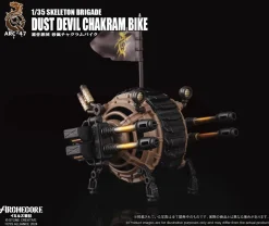 ARC-47 Skeleton Brigade Dust Devil Chakram Bike 1/35 Action Figure JAPAN