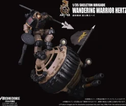 ARC-48 Skeleton Brigade Wandering Warrior Hertz 1/35 Action Figure JAPAN