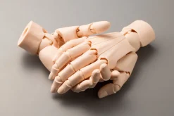 ARTIST SUPPORT ITEM Takahiro Kagami HAND MODEL/L PALE ORANGE 1/1 Action Figure
