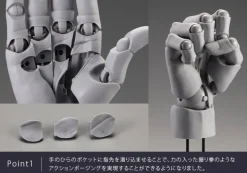 ARTIST SUPPORT ITEM Takahiro Kagami HAND MODEL MEN'S/R GRAY 1/1 Action Figure