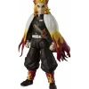 BANDAI S.H.Figuarts Demon Slayer Kyojuro Rengoku Action Figure JAPAN OFFICIAL