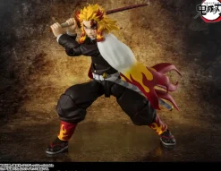 BANDAI S.H.Figuarts Demon Slayer Kyojuro Rengoku Action Figure JAPAN OFFICIAL