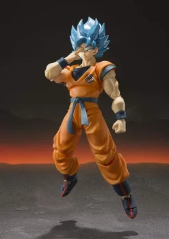 BANDAI S.H.Figuarts Dragon Ball Super Saiyan God Son Goku Action Figure JAPAN