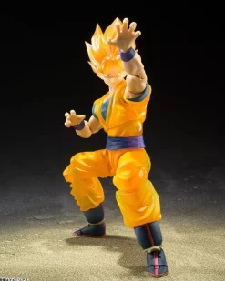 BANDAI S.H.Figuarts Dragon Ball Z Super Saiyan Son Goku Z Fighters Action Figure