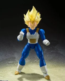 BANDAI S.H.Figuarts Dragon Ball Z Super Saiyan Vegeta Action Figure JAPAN