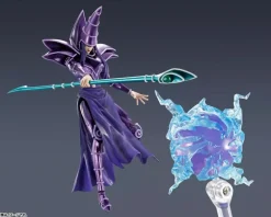 BANDAI S.H.MonsterArts Yu-Gi-Oh! Duel Monsters Dark Magician Action Figure JAPAN