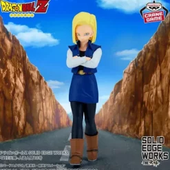 Banpresto Dragon Ball Z SOLID EDGE WORKS THE Departure Android 18 Figure JAPAN