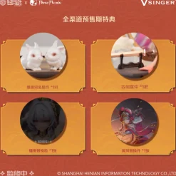 BearPanda Vsinger Luo Tianyi Mu Lan Ci Ver. 1/6 Figure JAPAN OFFICIAL