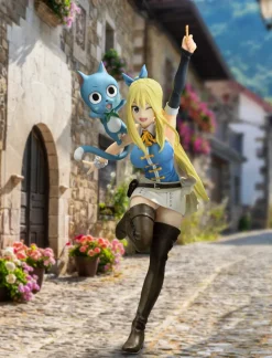 Bellfine FAIRY TAIL Final Series Lucy Heartfilia Wink Ver 1/8 Figure JAPAN