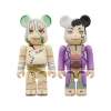BE@RBRICK Dr.STONE Senku Ishigami & Gen Asagiri 2PCS Set Action Figure JAPAN
