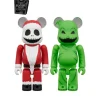 BE@RBRICK Nightmare Before Christmas Santa Jack&Oogie Boogie 2PCS Action Figure