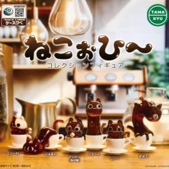 Bushiroad Neko Coffee Collection Figure Complete Set Capsule Toy JAPAN OFFICIAL