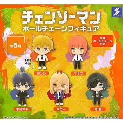 Chainsaw Man ball chain figure Set of 5 Capsule Toy JAPAN ZA-662