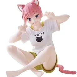 Desktop Cute The Quintessential Quintuplets Ichika Nakano Cat Room Wear Figure
