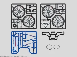 DIG Pripra Figure Sports BMX Race blue Model Kit JAPAN OFFICIAL
