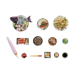 DIG Pripra Figure's Meal Vol.11 Okinawa Meshi 1/12 Model Kit JAPAN OFFICIAL