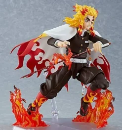 figma Demon Slayer Kimetsu no Yaiba Kyojuro Rengoku Action Figure JAPAN ZA-71