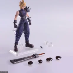 Final Fantasy VII BRING ARTS Cloud Strife Hardedge Ver. Action Figure JAPAN
