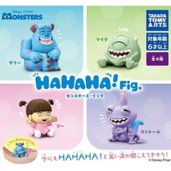 HAHAHA! Fig. Monsters Inc. Complete set Figure Capsule toy JAPAN OFFICIAL