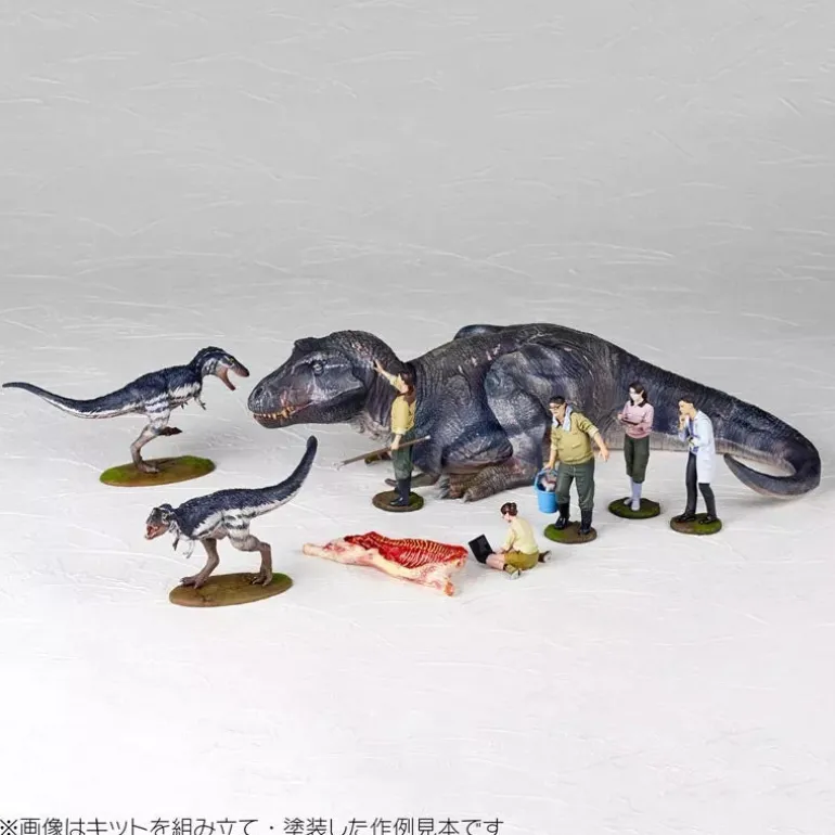 Kaiyodo ARTPLA Researcher and Tyrannosaurus Set 1/35 Model Kit JAPAN OFFICIAL