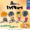 Katazun Fig. Haikyuu All 4 Type Set Figure Capsule Toy JAPAN OFFICIAL