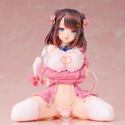 Katto Illustration Ribbon Hairpin Chan Nekorindou Illustration Figure JAPAN