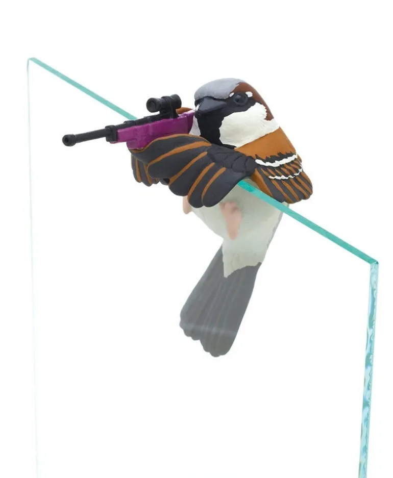 Kitan Club Small Bird’s Holiday Sniper Sparrow Complete Set Figure Capsule Toy