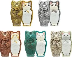 Kitan Club The Mummy Cat Complete Set Figure Capsule Toy JAPAN OFFICIAL