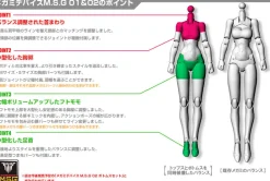 Kotobukiya Megami Device M.S.G 01 Tops Set Skin Color B 1/1 Model kit JAPAN