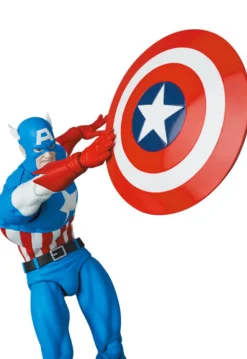 Medicom Toy MAFEX No.217 Captain America COMIC Ver. Action Figure JAPAN OFFICIAL