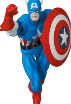 Medicom Toy MAFEX No.217 Captain America COMIC Ver. Action Figure JAPAN OFFICIAL