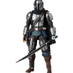 Medicom Toy MAFEX No.256 Star Wars The Mandalorian Chrome Ver. Action Figure