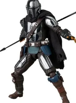 Medicom Toy MAFEX No.256 Star Wars The Mandalorian Chrome Ver. Action Figure