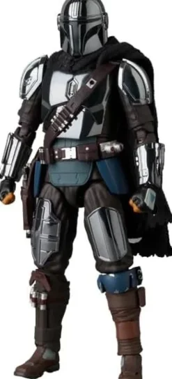 Medicom Toy MAFEX No.256 Star Wars The Mandalorian Chrome Ver. Action Figure