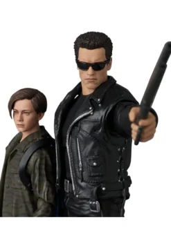 Medicom Toy MAFEX Terminator 2 T-800 T2 Ver. & John Connor Action Figure JAPAN