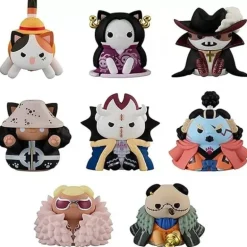 Mega Cat Project Nyan Piece Meow! Seven Warlords of the Sea Set of 8 Figure