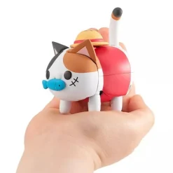 Mega Cat Project Walking Nyan Piece Nyan! Monkey D. Luffy Figure JAPAN OFFICIAL