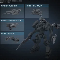30MM Option Parts Set Armored Core VI Fires of Rubicon Weapon Set 05 Model Kit