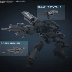 30MM Option Parts Set Armored Core VI Fires of Rubicon Weapon Set 05 Model Kit