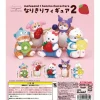 mofusand x Sanrio Characters Narikiri Figure 2 Complete Set Capsule Toy JAPAN