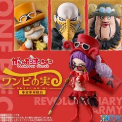 One Piece Onepi no Mi Revolutionary Army Captain Complete Set Figure Capsule Toy