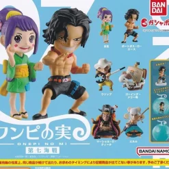 ONE PIECE Wampi Fruit Seventh Sea Battle Set of 6 Types Gacha Capsule Toy ZA-432