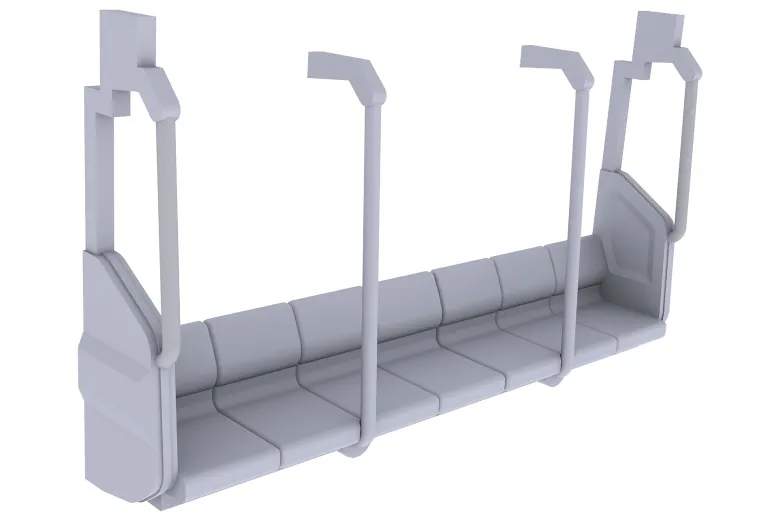 Plum New Type Long Seat Interior Set 1/80 Model Kit JAPAN OFFICIAL