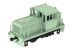 Plum Small Locomotive Convex Type Green 1/80 Model Kit JAPAN OFFICIAL