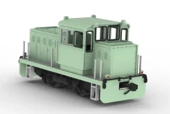 Plum Small Locomotive Convex Type Green 1/80 Model Kit JAPAN OFFICIAL