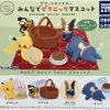 Pokemon Palm Moment Pokemon Picnic Mascot All 4 Type SET Capsule Toy ZA-755