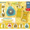 Pokemon Petanko Mascot Type Electric 2 Complete Set Figure Capsule Toy JAPAN